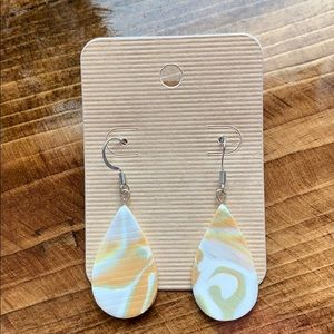 Moss Drop Clay Earrings